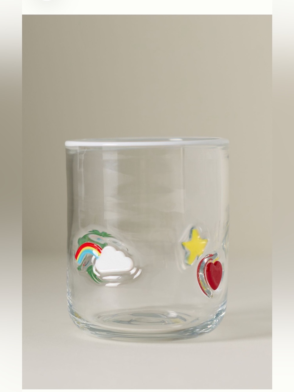 🍀Anthropologie Luck Glass Juice Icon Rainbow Star Shamrock Clover Heart New